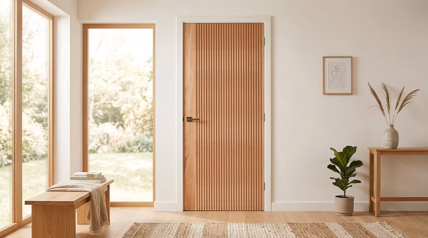 interior of house showing the door and furniture